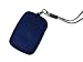BLUE Silicone Skin Case Cover for Creative Labs Zen Stone 1gb & 2gb + Lanyard