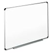 Universal Products - Dry Erase Board, Melamine, 48 x 36, White, Black/Gray Aluminum/Plastic Frame