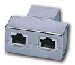 DOUBLEUR RJ45 F-F-F- BLINDE