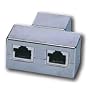 DOUBLEUR RJ45 F-F-F- BLINDE de Connectland