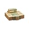 MMF Industries Pack 'n Ship Coin Transport Boxes for Dimes, 250 Dollar Capacity, 50 Boxes per Carton, Green (240141002)