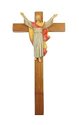 Fontanini 10" Religious Risen Christ Crucifix Wall Cross #0280