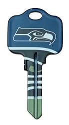 Seattle Seahawks Kwikset KW1 House Key