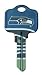 Seattle Seahawks Kwikset KW1 House Key