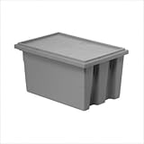 IMAGE OF Quantum LID201RD 6-Pack Lid for SNT200 Stack and Nest Tote, Red