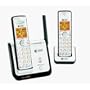 AT&T CL81209 DECT 6.0 Cordless Phone, Silver/Black, 2 Handsets