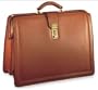 Jack Georges Belting Leather Classic Briefbag Tan