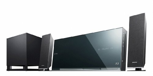Sony BDV-F500 2.1 3D Blu-ray Heimkinosystem (HDMI, iPhone / iPodTouch fernbedienbar, WLAN ready, 350 Watt) schwarz