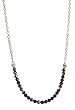 Silver Garnet Necklace
