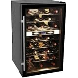 Haier HVTB40DPABS 40-Bottle Thermal-Electric Dual-Zone Wine Cellar
