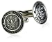 US Army Cufflinks Silver With Gift Box