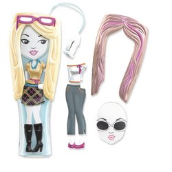 Childrens Toyshop  Toys : Barbie Girls MP3 Player - Blue, Gold and Silver Outfits