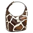 Dooney Bourke Leather Giraffe Bucket Bag Purse Tote Brown T'moro
