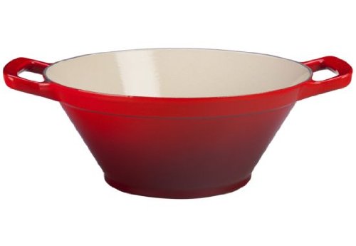 Le Creuset Enameled Cast-Iron 4-1/2-Quart Cassoulet Dish, Cherry