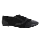 Hush Puppies Barbara Black Leather Womens Shoes