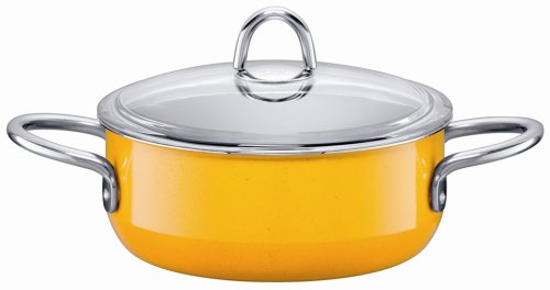 Silit 2-1/2-Quart Low Casserole Crazy Yellow