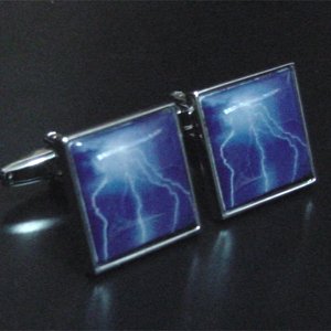 鎌倉カフス工房 雷カフス（カフスボタン） ec038