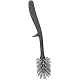 Joseph Joseph Edge Glass Brush with Integrated Sink Rest, Grey