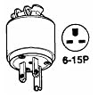 Leviton 615PA Armored Grounding Plug