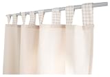 Baroo cream curtains tab top 4654