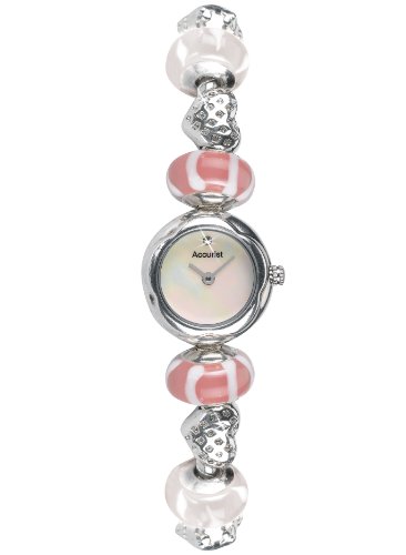 Charmed By Accurist Ladies Charm Bracelet Watch LB1605P Spring Blossom