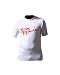 Body Glove Juniors Short Arm Lycra Rash Guard Shirt (White/Red, 6/6X)
