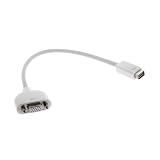GTMax Mini DVI Male to VGA Monitor Female Adapter For Apple MacBook Mac