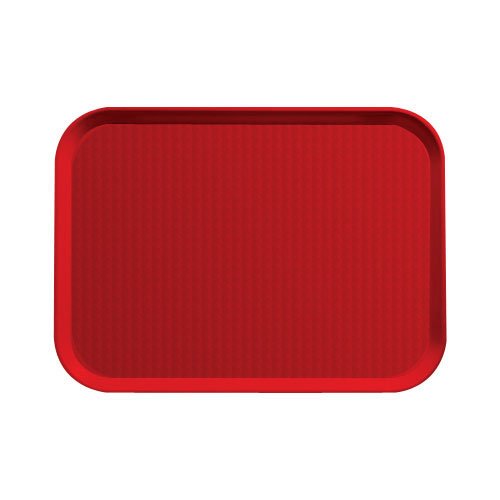 Fast Food Tray Red Restaurant Quality 10-1/2 x 13-1/2 *NSF* On Sale