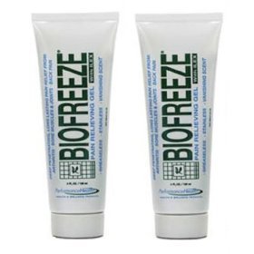 Biofreeze Pain Relieving Gel with Ilex, 4-Ounce (Pack of 2)