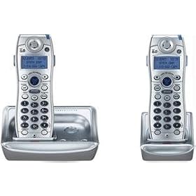 Cordless Telephone with Dual Handsets and Call Waiting Caller ID by 