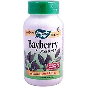 Natures Way Bayberry Root Bark 100 Caps