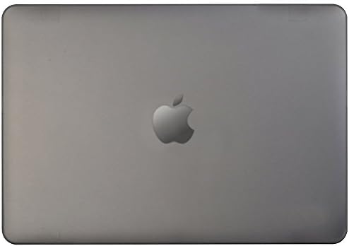 SamuraYi - 3 in 1 Translucent Hard Case Cover &amp; Silicon Keyboard Cover &amp; Microfiber Cleaning Cloth for Newest 12" inch Macbook with Retina Display (Fits Model:A1534) [2015 Release], Gray R12GY3