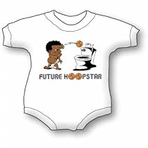 Future Hoopster Basketball Player Bib and Onesie
