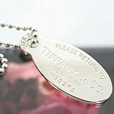 【TIFFANY&CO/ティファニー】RTTオーバルタグネックレス　#12492596