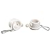 Outus Rotating Flag Mounting Rings Fasteners for 0.75 - 1.02 Inch Flagpole, 2 Pieces