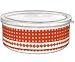 Kitchen & Housewares : Red Enamelware Lidded Bowl