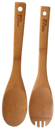 Natural Home Decor Bamboo Salad Serving Set