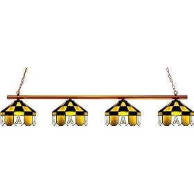 NCAA Appalachian State Mountaineers 4-Light Executive Game Table Lamp