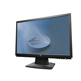 V7 D22W11 22in Widescreen LCD Monitor VGA 5ms 1000:1 Built In Speakers Black