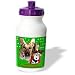 Sandy Mertens Christmas Dog Designs - Christmas German Shepherd and Friend - Water Bottles