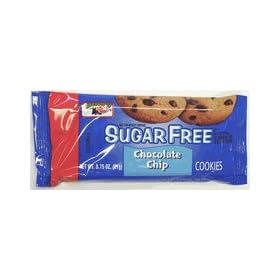 Sugar Free Chocolate Chip Cookies .75 oz, Kosher (14 - .75 oz Packs 28 cookies)