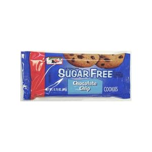 Sugar Free Chocolate Chip Cookies .75 oz, Kosher (14 - .75 oz Packs 28 cookies) by Keebler - Sugar Free Portion Control