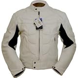 Motorrad Leder Jacke Motorradjacke piagio-italjet-weiß Motorrad Leder Jacke Motorradjacke piagio-italjet-weiß