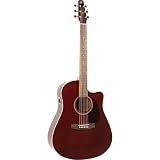 Seagull Entourage CW GT QI Acoustic Electric Guitar, Burgundy