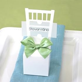  Chair Place Card Boxes (set of 12) - Baby Shower Gifts & Wedding Favors