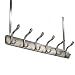 STAINLESS steel OVER the DOOR Hook COAT towel RACK NEW