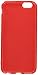 Generic Slim and Flexible Crystal Silicone TPU Cover for Apple iPhone 6 - Non-Retail Packaging - Frosted Red
