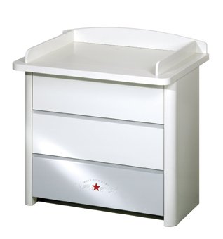 roba 38171 - Rock Star Baby Wickelkommode inkl. Wickelansatz, 92,5 x 106 x 77 cm mit 3 bre Preisvergleich