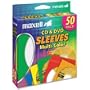 Maxell CD-401 Multi-color CD/DVD Sleeves - 50 pack