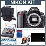 Nikon D40X Digital SLR Camera Kit, with 1 GB SD Memory Card, Spare EN-EL9 Lithium-Ion Battery, Lowepro Holster-Style Case, 2 Nikon DVDs on Photography